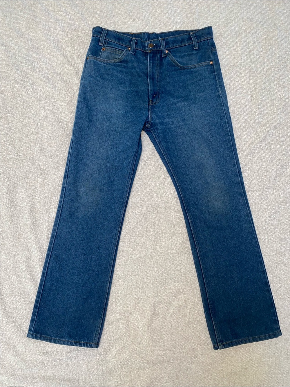 Vintage Early 80s Levis 205 Orange Tab Jeans Made in USA 34x30